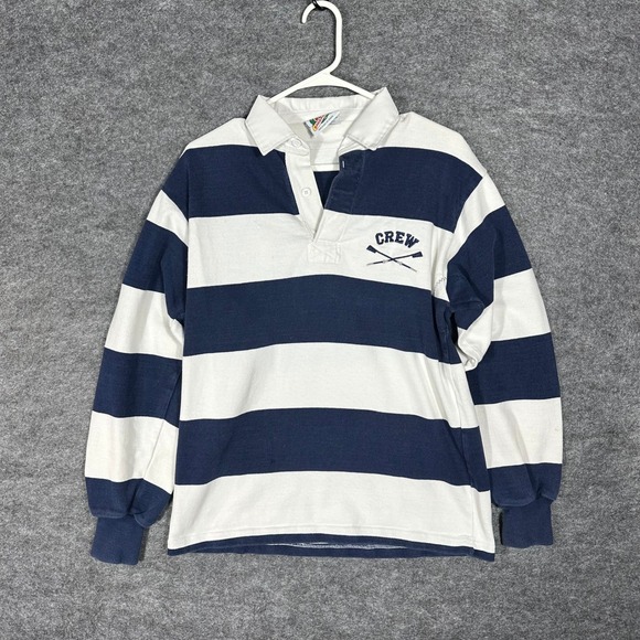 Barbarian Rugby Shirt Hoodie Mens Small Striped Heavy CREW Rowing - Picture 10 of 16